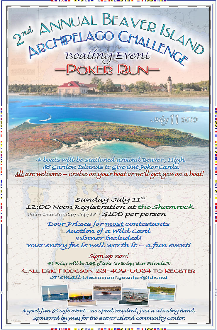 Beaver Island Archipelago Challenge Boating Event - Poker Run