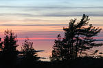 Sunset over Redding's Trail April 15, 2005